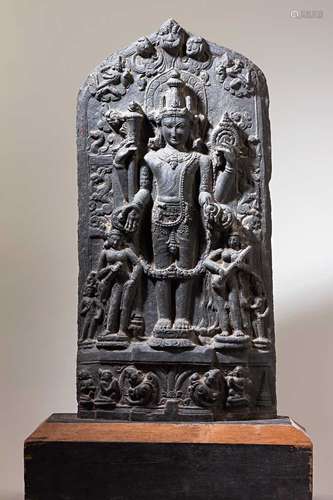 Bedeutende Vishnu-Stele.