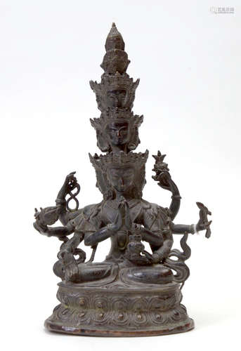 Sitzender Bodhisattva Avalokitesvara