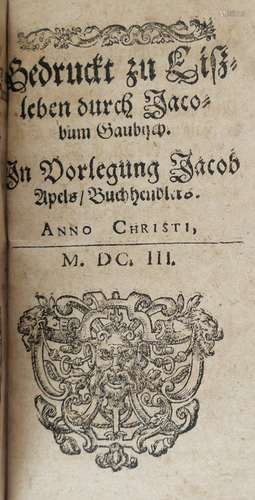 Thölde, Johann. Haligraphia, das ist gründliche und eigendli...