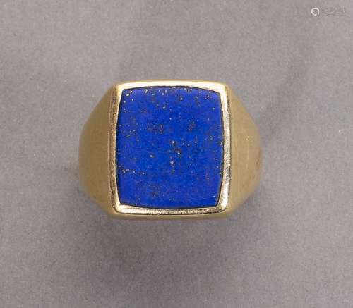 Lapislazuli-Herrenring.