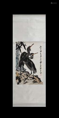 Li Kuchan Inscription, Vertical-Hanging Painting