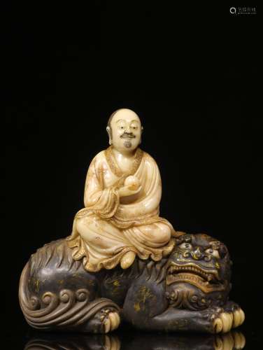 The Minguo Period , Hand Craving Arhat Statue China Shoushan...