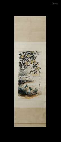 Tang Yun Inscription, Vertical-Hanging Painting