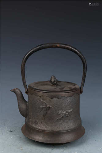 Old Collection. Loop-handled Iron Pot