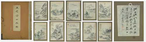 Album of Landscape Paintings  by Wang Shigu