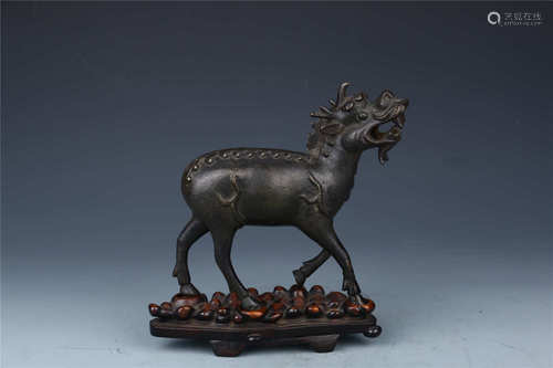 Copper Bodied Animal Ornament