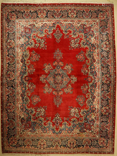 Saruk old, Persia, around 1940, wool on cotton