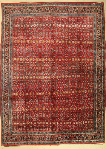 Bidjar old, Persia, around 1940, wool on cotton