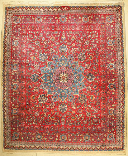 Mashad old signed (Saber), Persia, around 1950, wool