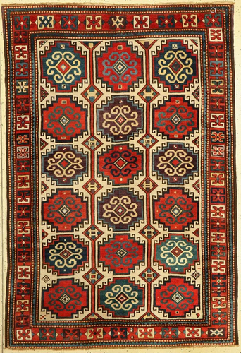 Antique Moghan, Caucasus, late 19th century, wool on