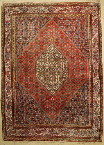 Bidjar fine old, Persia, around 1960, wool on cotton