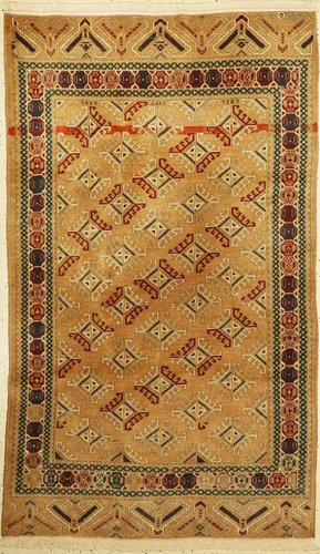 Bukhara fine, Russia, approx. 50 years, wool on wool