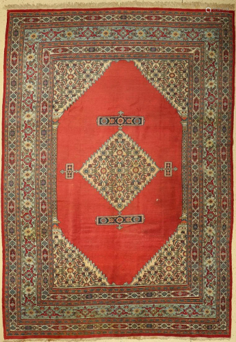 Doroshk antique, Persia, around 1910, wool on cotton