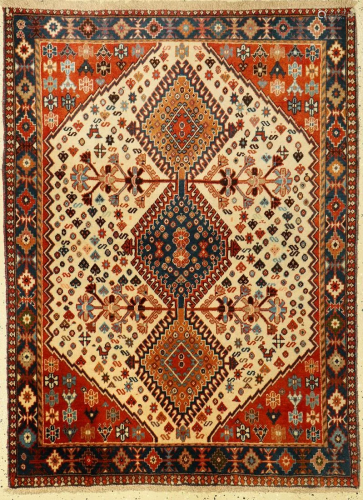 Yalameh old, Persia, approx. 50 years, wool onwool