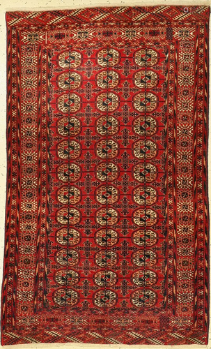 Bukhara old, Turkmenistan, around 1950, wool on wool