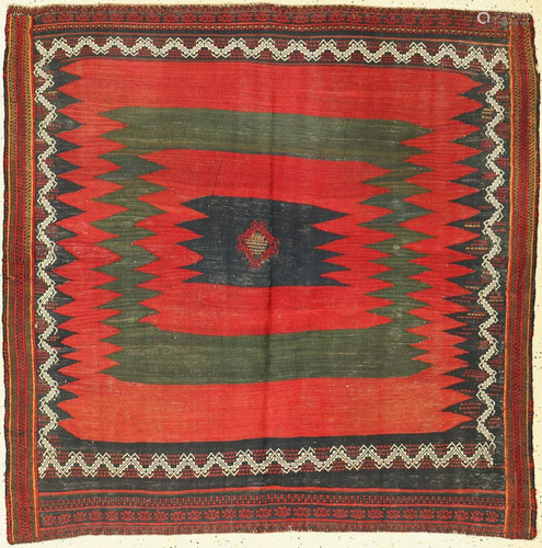 Afshar Sofreh, Persia, around 1940, wool on cotton