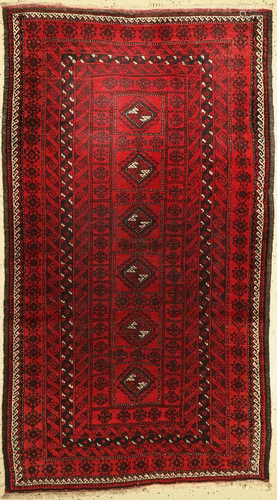 Old Baluch, Persia, around 1940, wool on wool,approx.