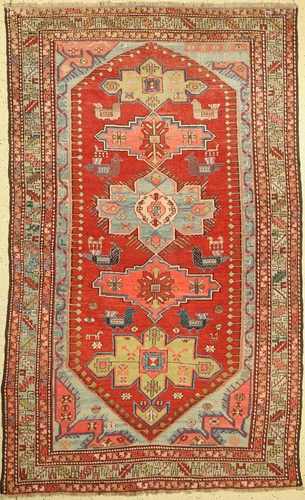 Kazak old, Caucasus, around 1930, wool on wool