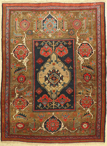 Kazak antique, Caucasus, around 1910, wool on wool