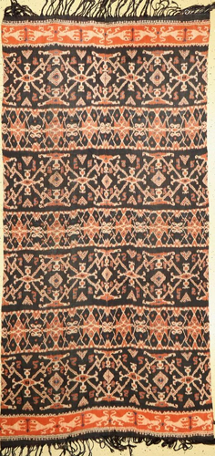 Sumba Ikat old, Indonesia, around 1950, cotton