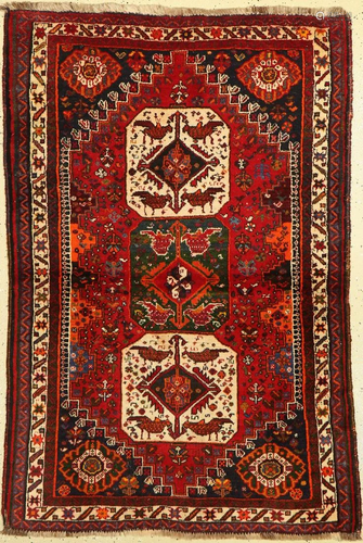 Ghashgai old, Persia, around 1940, wool on wool