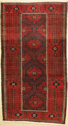 Baluch old, Persia, approx. 60 years, wool on cotton