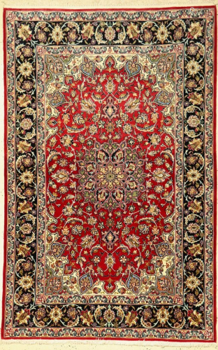 Isfahan fine, Persia, approx. 50 years, wool with and