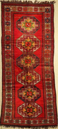 Antique Armenian Kazak, Caucasus, dated 1921, wool on