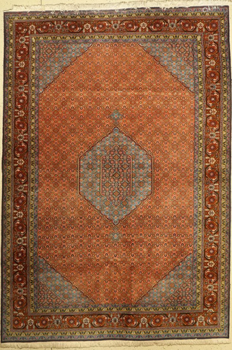 Ardabil Persia, approx. 50 years, wool on cotton