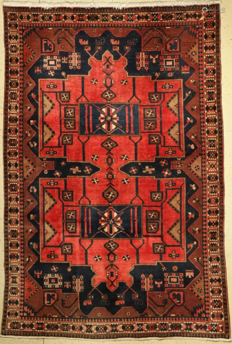 Bakhtiar old, Persia, around 1950, wool on cotton