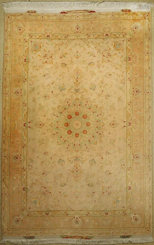 Tabriz fine, Persia, approx. 40 years, wool oncotton