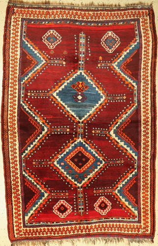 Ghashgai old, Persia, around 1940, wool on wool