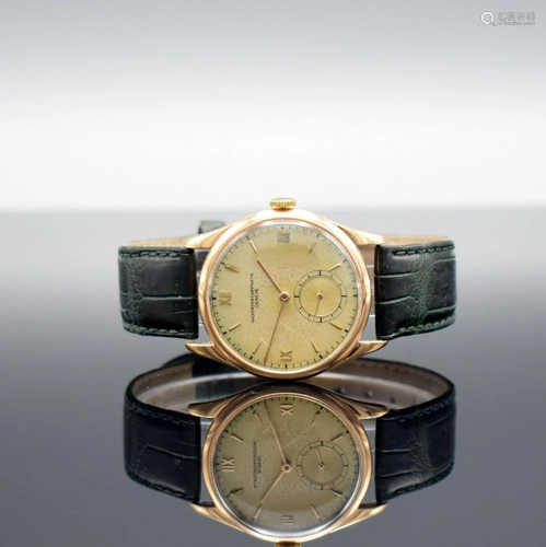 VACHERON & CONSTANTIN rare 18k pink gold gents