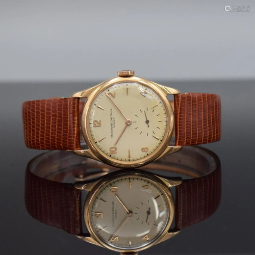 VACHERON & CONSTANTIN fine 18k pink gold gents