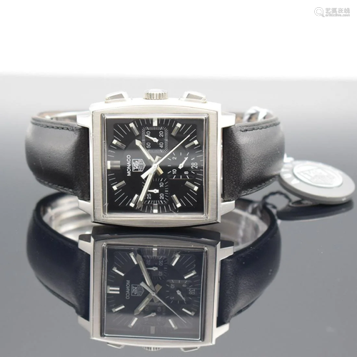 TAG HEUER MONACO gents wristwatch with chronograph