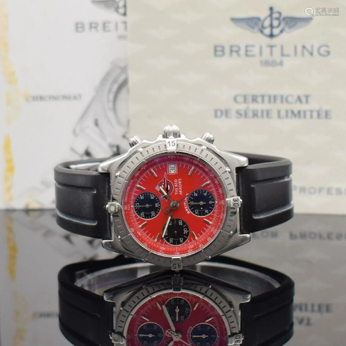 BREITLING rare Chronomat special series The Red Arrows