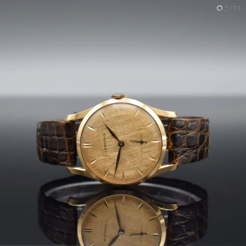 L. LEROY & Cie / PESEUX 260 very wristwatch in 18k gold