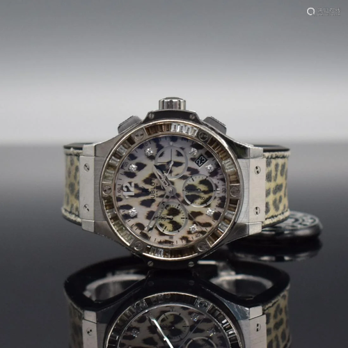 HUBLOT rare chronograph Snow Leopard