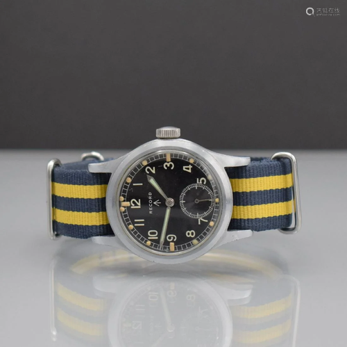 RECORD military wristwatch of the British Forces