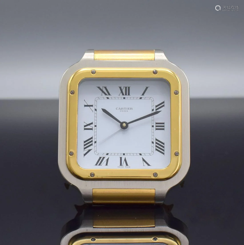 CARTIER Paris table alarm clock model Santos