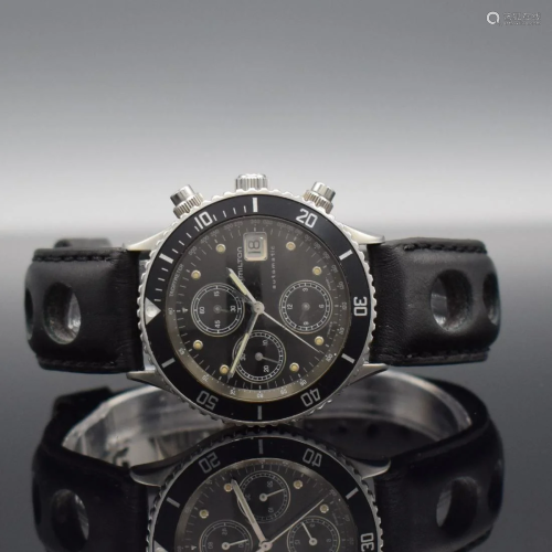 HAMILTON HTC gents wristwatch with chronograph