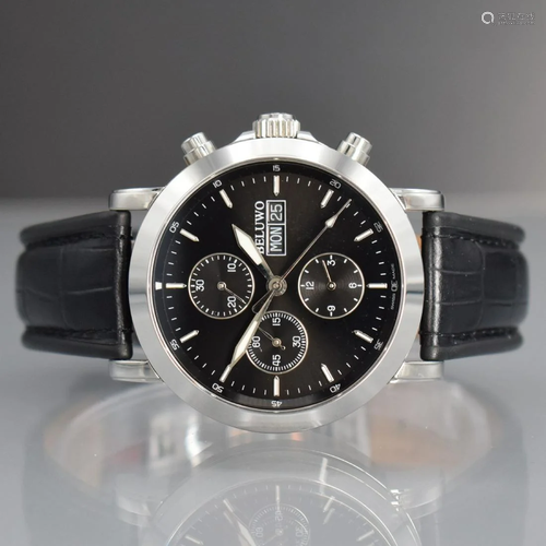 BELUWO big gents wristwatch with chronograph