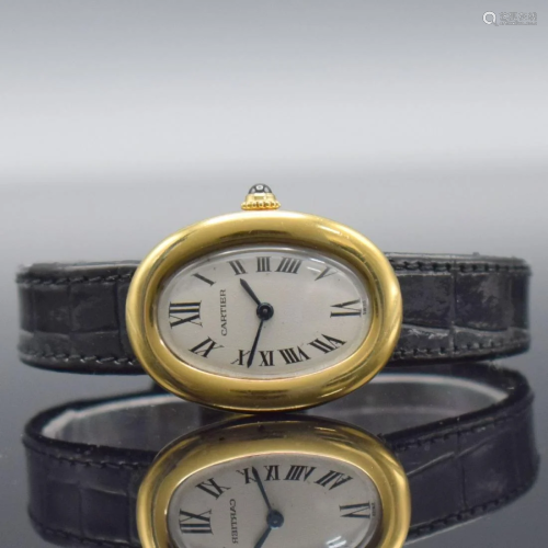 CARTIER Paris 18k yellow gold ladies wristwatch