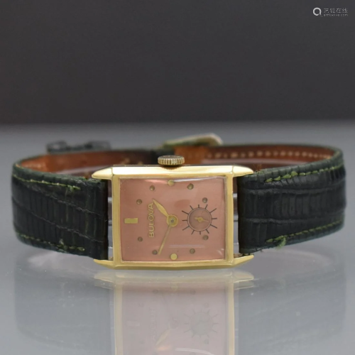 BULOVA 14k yellow gold wristwatch