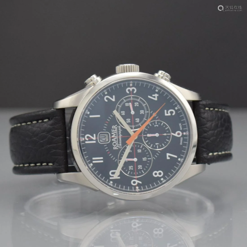 ROAMER gents wristwatch with chronograph