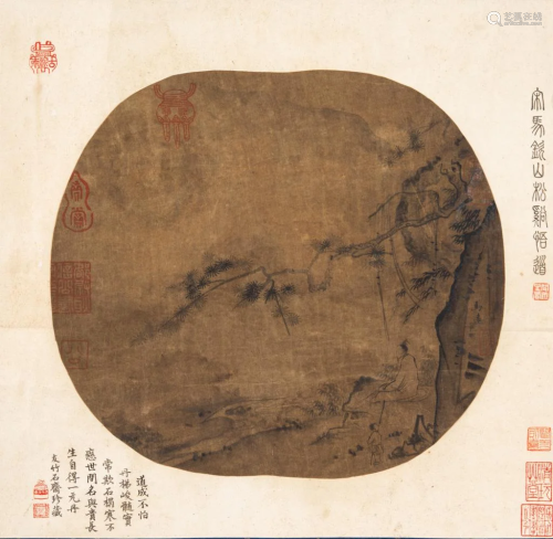 Attributed To: Ma Yuan (1160-1225) Ink On Silk,