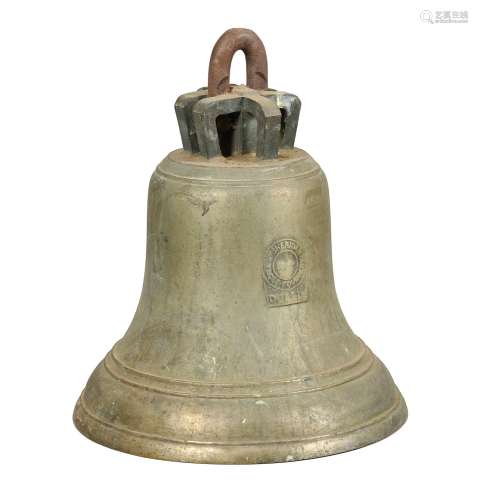 An Irish cast brass bell