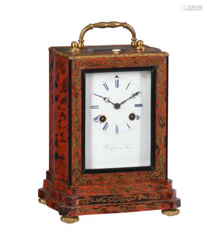 A French Louis Philippe boulle mantel clock