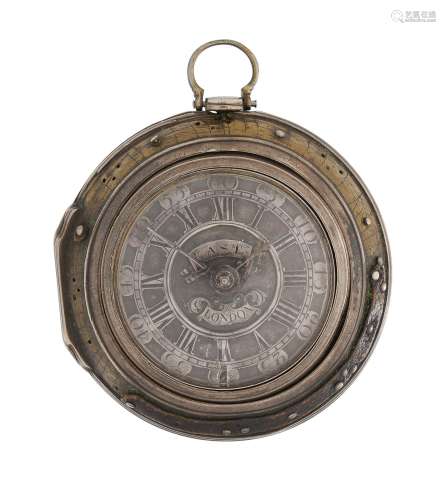 An interesting George III silver triple-cased small verge po...