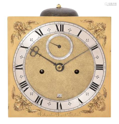 A fine Charles II eight-day longcase clock movement